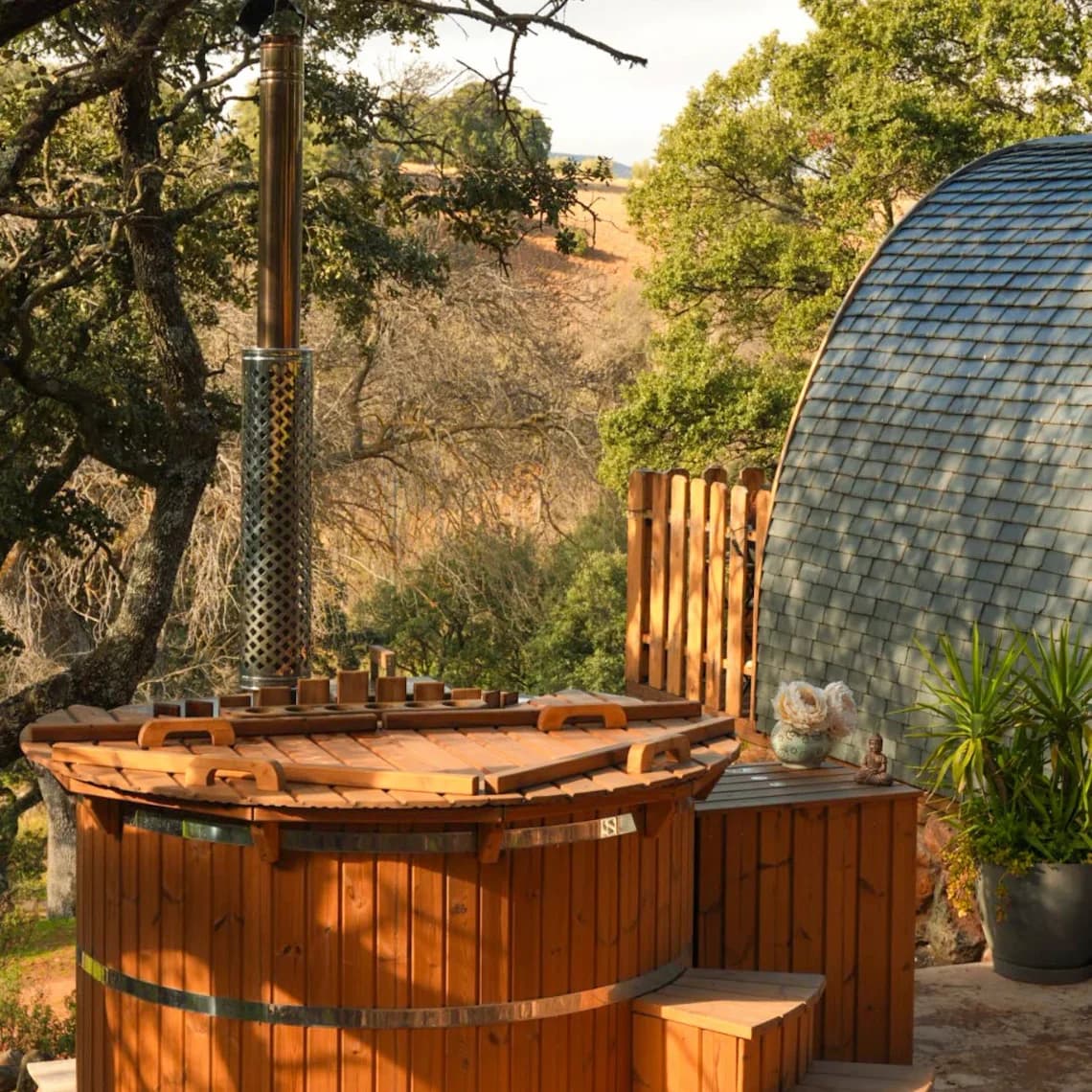 Cabaña de Madera con Jacuzzi privado, foto 2