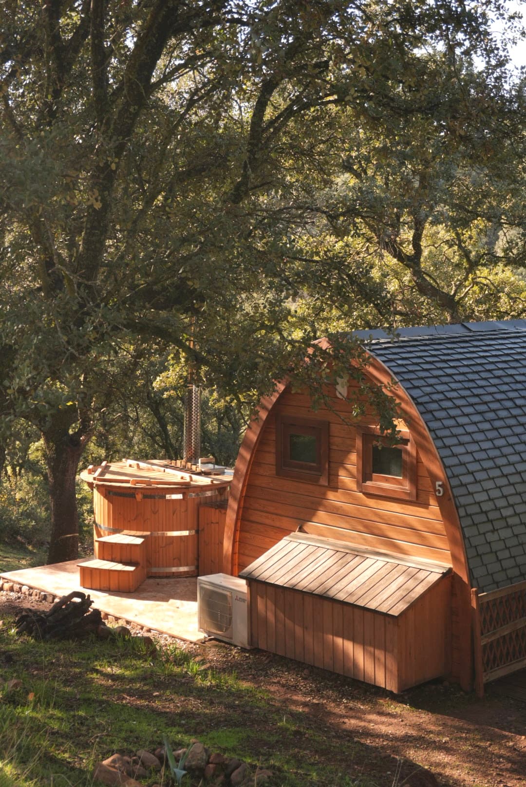 Cabaña de Madera con Jacuzzi privado, foto 4