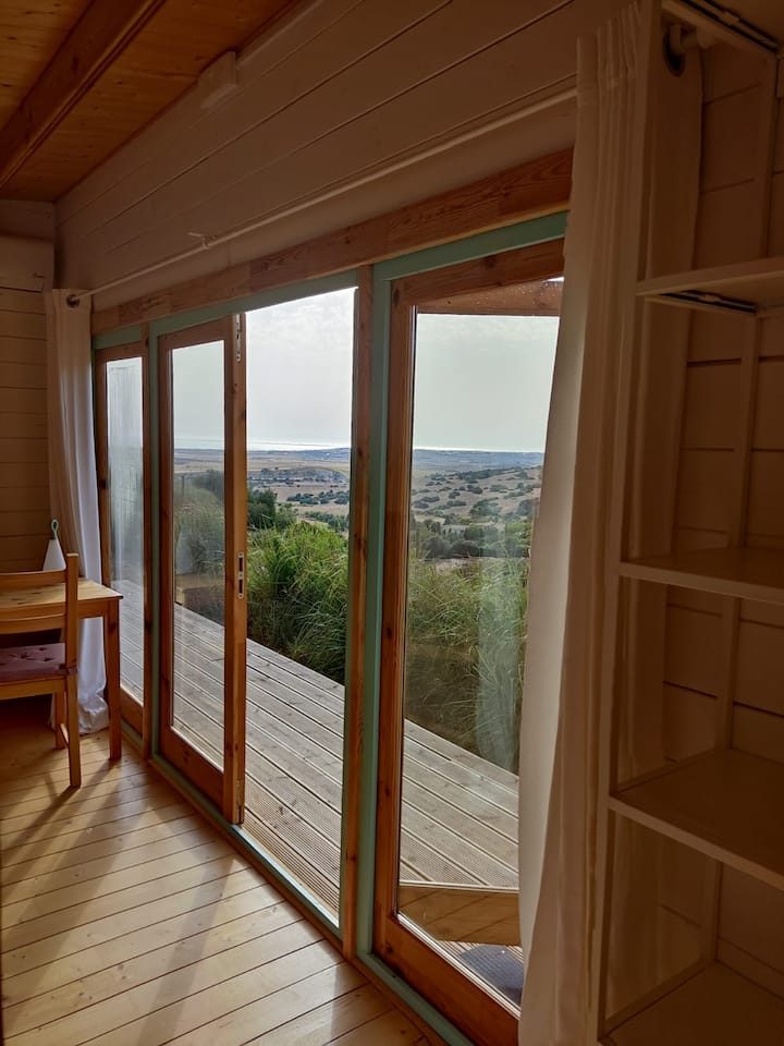 Petirrojo Eco-lodge — casitas jazmín, limón y granada de la cabaña, en Vejer de la Frontera, Cádiz (imagen 12)