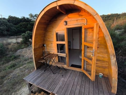 Petirrojo Eco-lodge — domo menta de la cabaña, en Vejer de la Frontera, Cádiz (imagen 59)