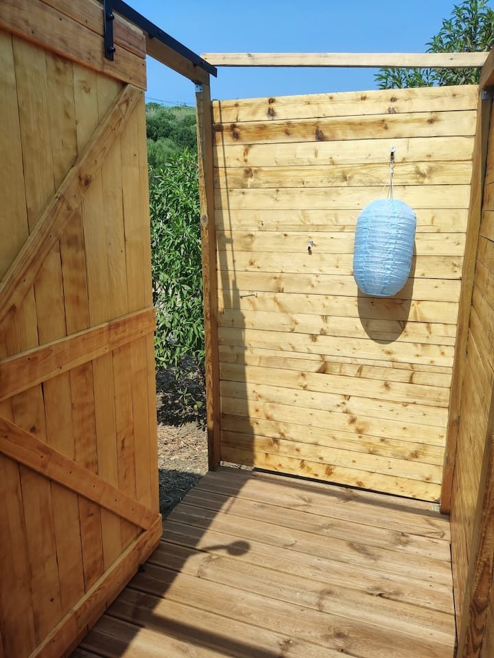 Petirrojo Eco-lodge — domo menta de la cabaña, en Vejer de la Frontera, Cádiz (imagen 69)