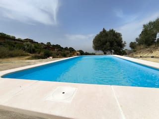 Petirrojo Eco-lodge — la piscina de la cabaña, en Vejer de la Frontera, Cádiz (imagen 10)