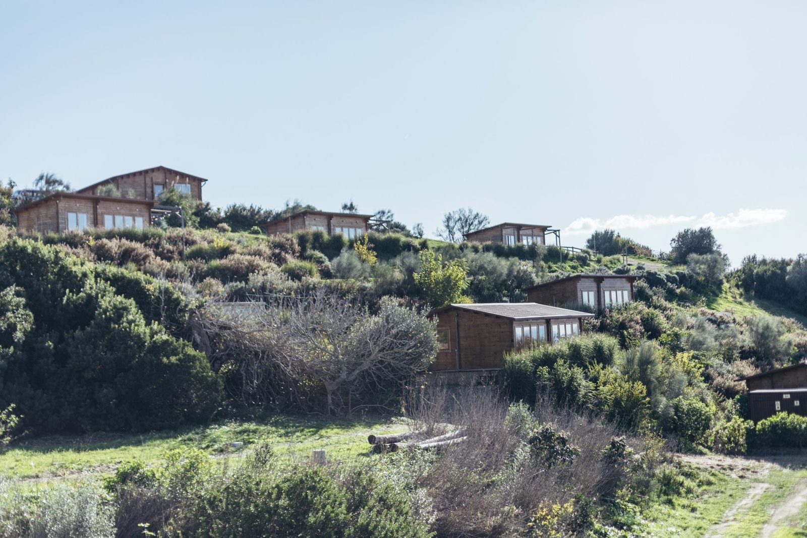 Petirrojo Eco-lodge — el jardín y las vistas de la cabaña, en Vejer de la Frontera, Cádiz (imagen 2)