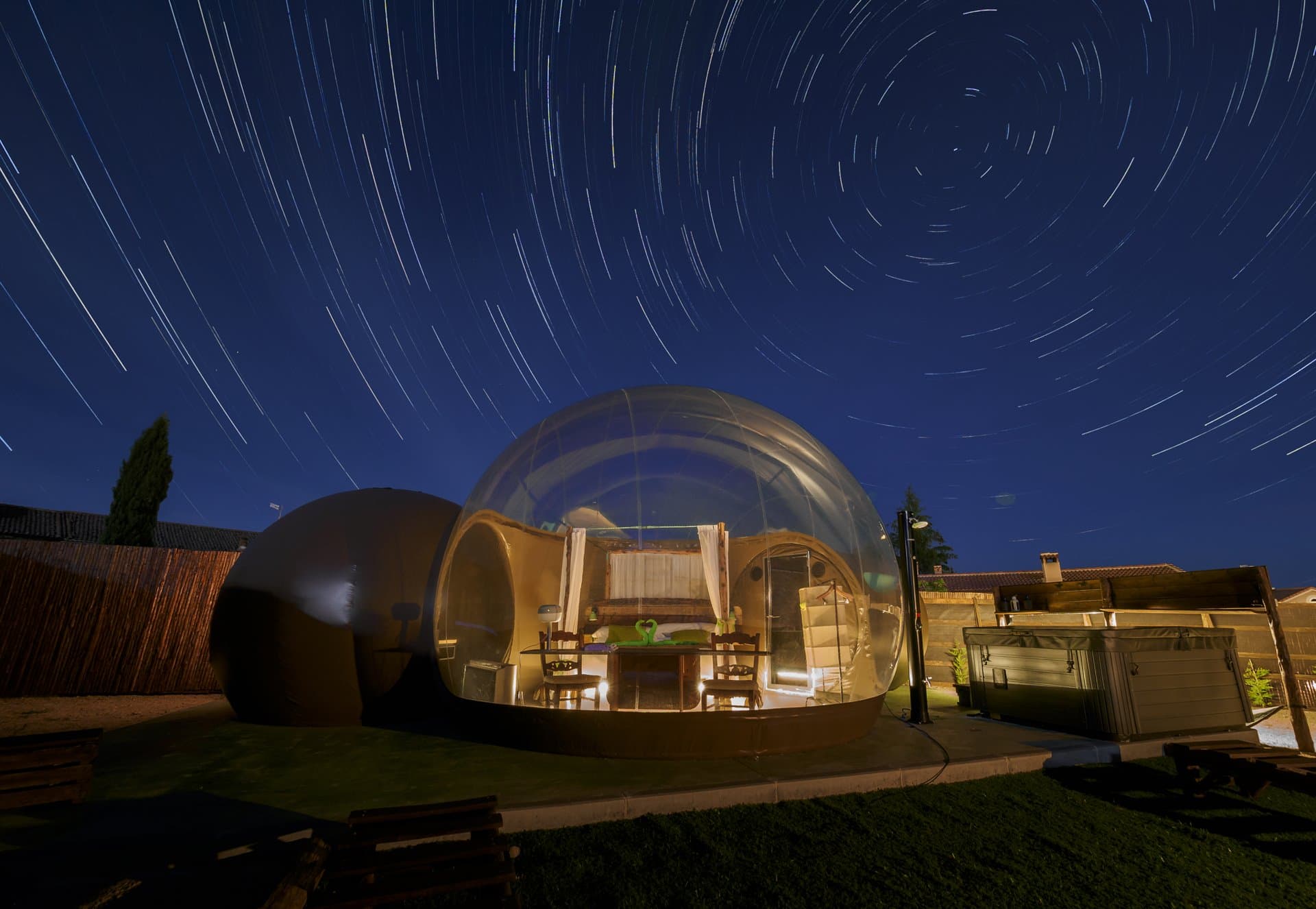 Cosmoveros Hotel Burbuja — camping en Muñoveros, Segovia, Castilla y León · 5.0 de 5 (455 opiniones)