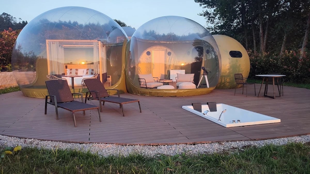 Luzada - Glamping Burbujas Galicia — camping en Prada, Lugo, Galicia · 5.0 de 5 (336 opiniones) · Cerca de la playa