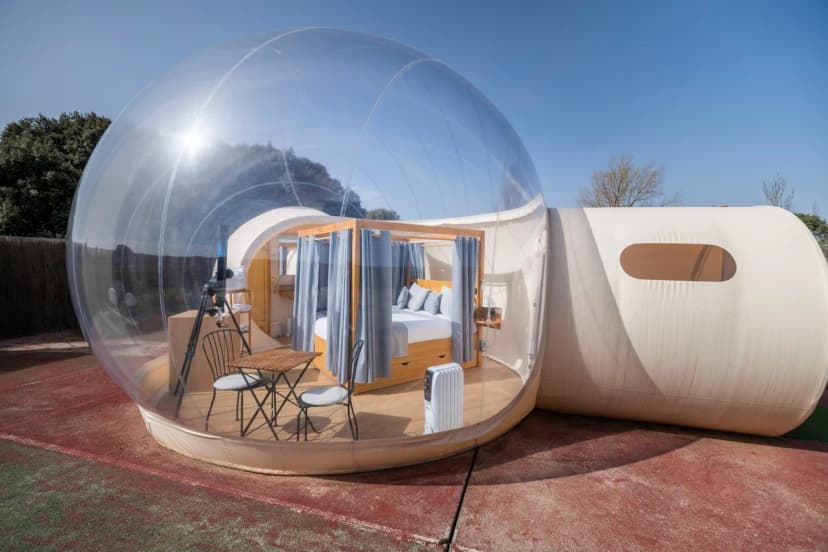 Zielo Las Beatas — burbujas en Villahermosa, Ciudad Real, Castilla-La Mancha · 4.1 de 5 (788 opiniones) · Burbujas transparentes con ducha interior